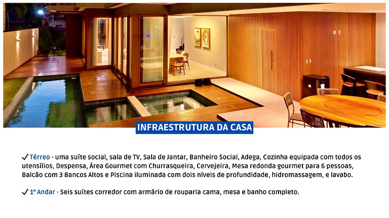 Aluguel Casa Guarajuba – 7 Suítes, 50m da Praia!