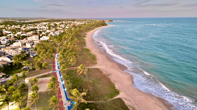 Aluguel Casa Guarajuba – 7 Suítes, 50m da Praia!