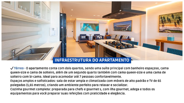 Apartamento de Luxo com Vista Mar em Praia do Forte - Bahia