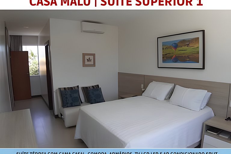 Casa 5 Suítes Guarajuba, Cond. Paraíso do Mar (50m da Praia)