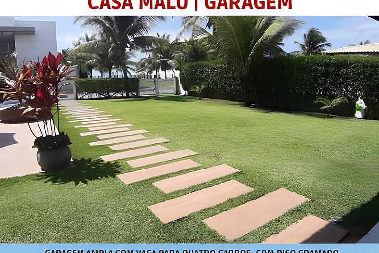 Casa 5 Suítes Guarajuba, Cond. Paraíso do Mar (50m da Praia)