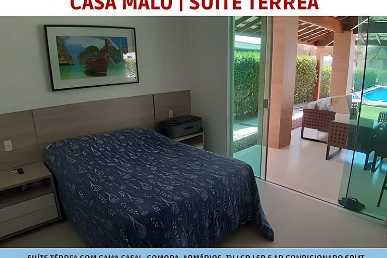 Casa 5 Suítes Guarajuba, Cond. Paraíso do Mar (50m da Praia)