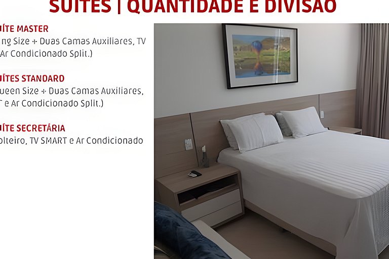 Casa 5 Suítes Guarajuba, Cond. Paraíso do Mar (50m da Praia)