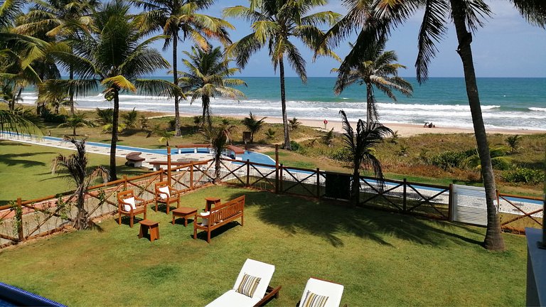 Casa de Praia Frente Mar (Pe na areia) 5 Suítes em Guarajuba