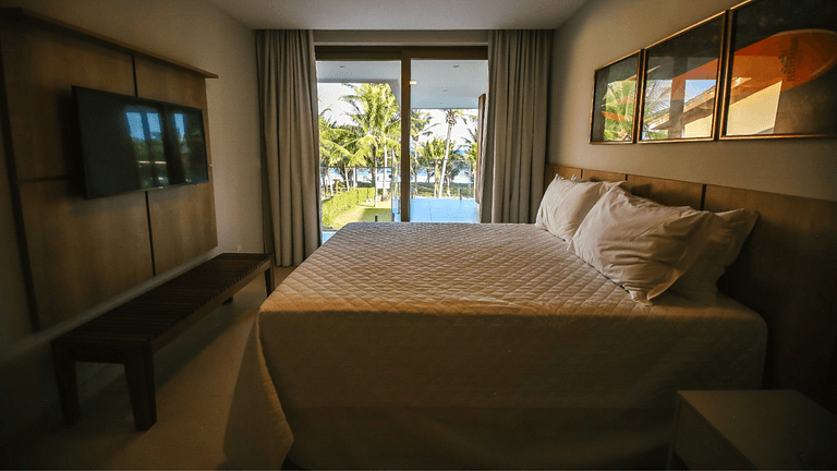 Casa de Praia Pé Na Areia em Guarajuba - Frente Mar