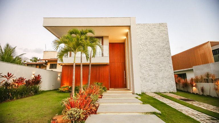 Casa de Praia Pé Na Areia em Guarajuba - Frente Mar