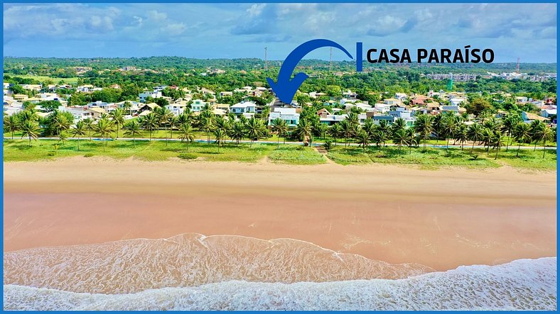 Casa Paraíso 6 Suítes Pé na Areia em Guarajuba