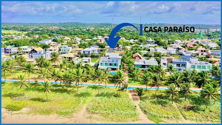 Casa Paraíso 6 Suítes Pé na Areia em Guarajuba